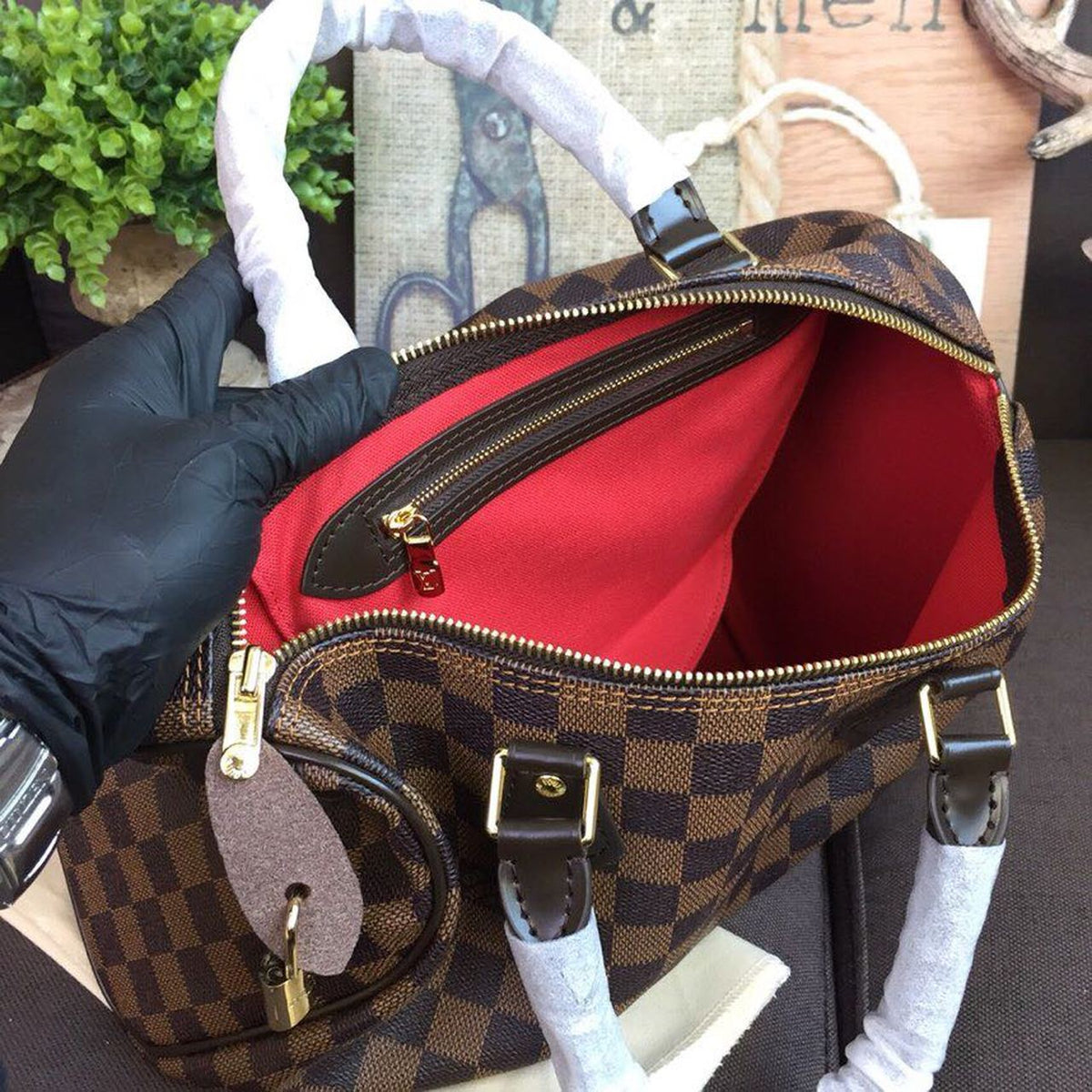 Louis Vuitton Speedy Bag 30cm Damier Ebene Canvas Spring/Summer Collection N41364, Brown – product image 11