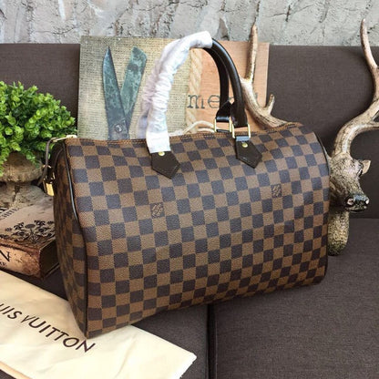 Louis Vuitton Speedy Bag 35cm Damier Ebene Canvas Spring/Summer Collection N41363, Brown – product image 3