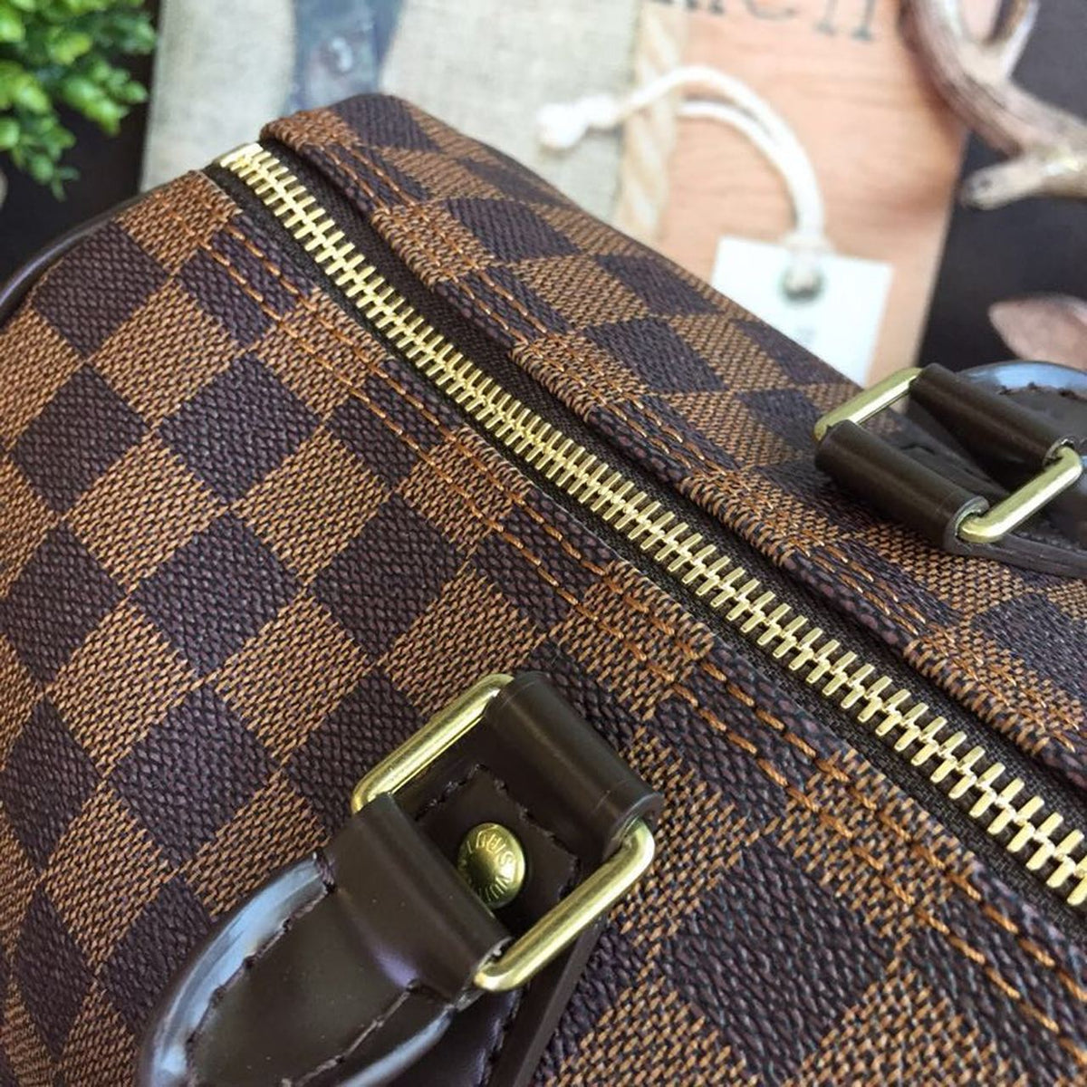 Louis Vuitton Speedy Bag 35cm Damier Ebene Canvas Spring/Summer Collection N41363, Brown – product image 9