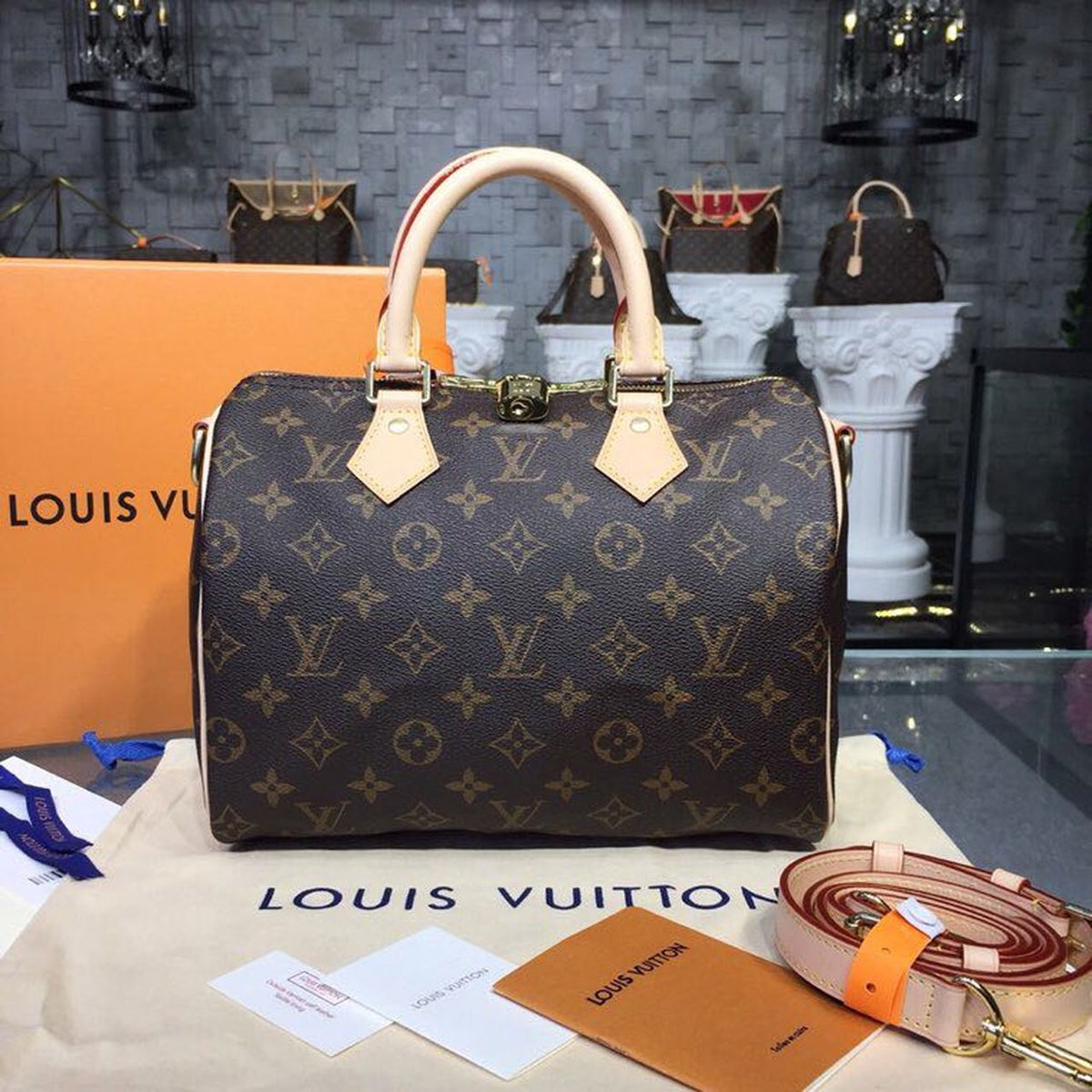 Louis Vuitton Speedy Bag 25cm Monogram Canvas Spring/Summer Collection M41109, Brown – product image 2