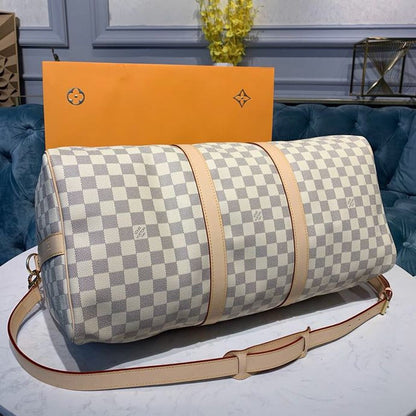Louis Vuitton Keepall Bandoulire 55cm Damier Azur Canvas Spring/Summer Collection – product image 7