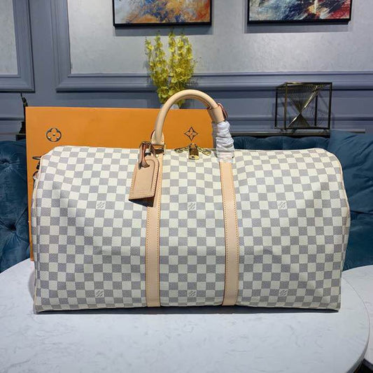 Louis Vuitton Keepall Bandoulire 55cm Damier Azur Canvas Spring/Summer Collection N41429 Azur – product image 2