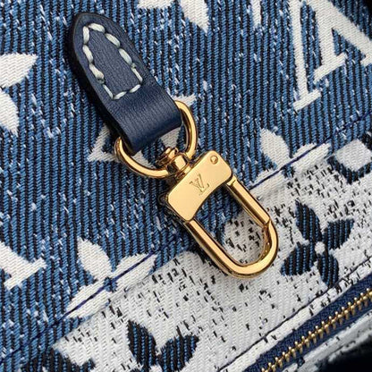 Louis Vuitton Onthego MM Tote Navy Blue 32cm – product image 6