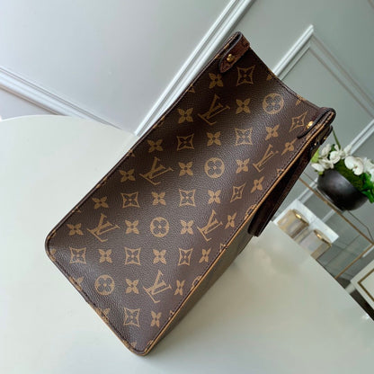 Louis Vuitton On The Go MM Tote Bag 35cm Brown – product image 8