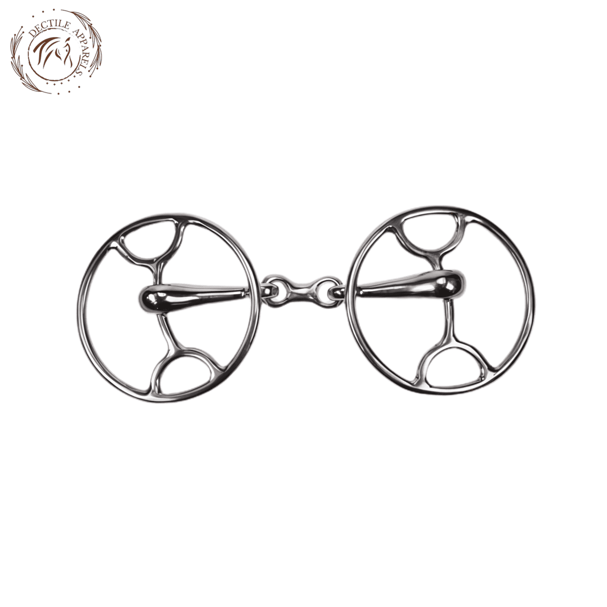 Abbey French Link Cartwheel Swivel Bit