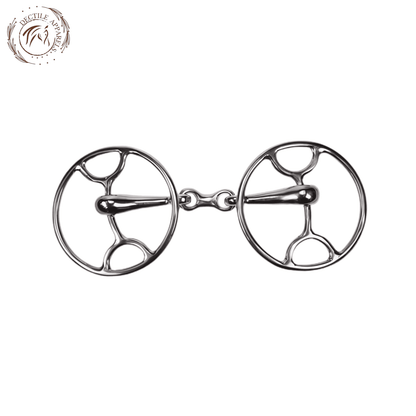 Abbey French Link Cartwheel Swivel Bit