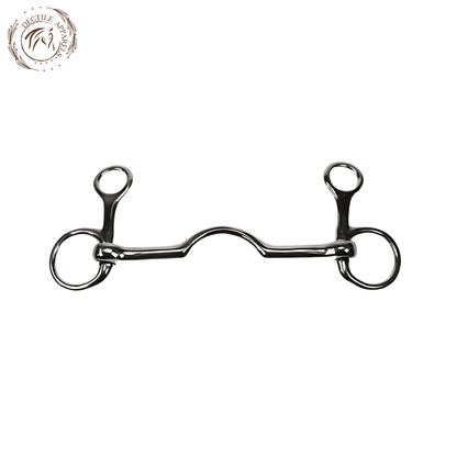 Abbey ported hanging cheek snaffle
