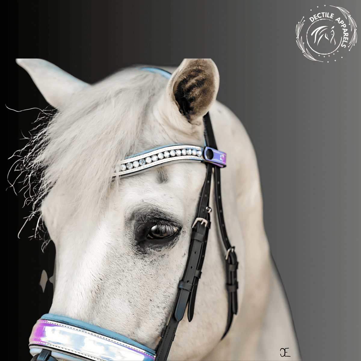 Elsa Neon Patent Snaffle Bridle