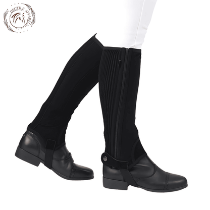 Black Dublin Easy Care Half Chaps
