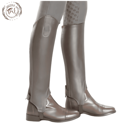 Brown Equestrian Half Chaps