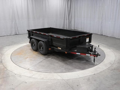 6×12 Dual-Axle Dump Trailer – 12,000 lb Heavy-Duty Hauler for Construction &amp; Landscaping