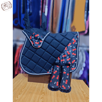 Cherry Blossom Saddle Pad Set