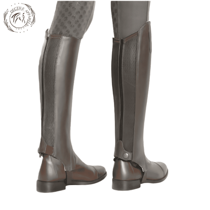 Brown Equestrian Half Chaps