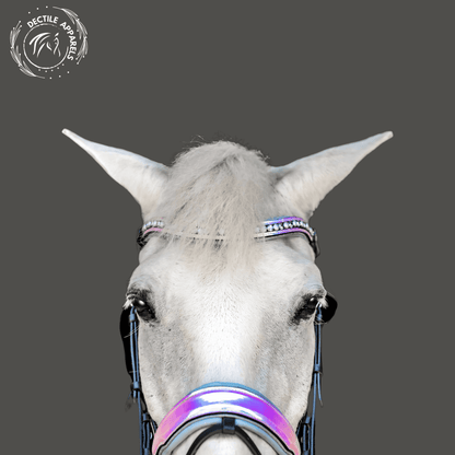 Elsa Neon Patent Snaffle Bridle