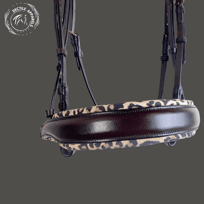 Savannah Luxe Leopard Padded Snaffle Bridle