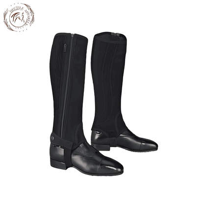 Black Dublin Easy Care Half Chaps