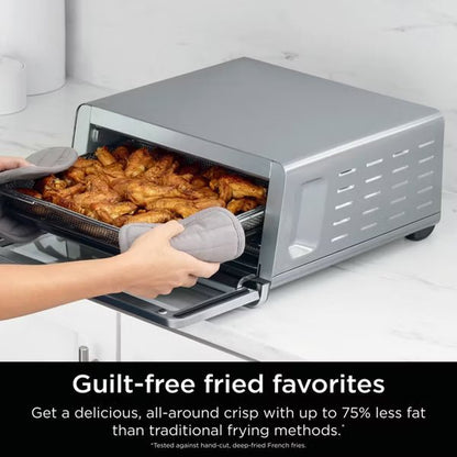 Ninja Flip Toaster Oven & Air Fryer, 8-in-1 Functionality, Flip Up & Away Capability for Storage Space SP151