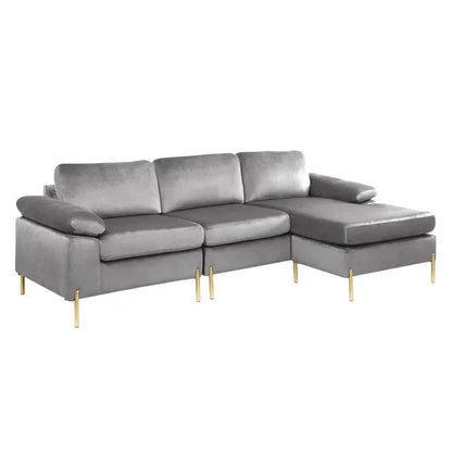 Lian 2 - Piece Velvet Sectional