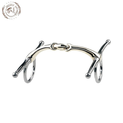Max-Control Full Cheek Stainlass Steel Bit, Double Jointed