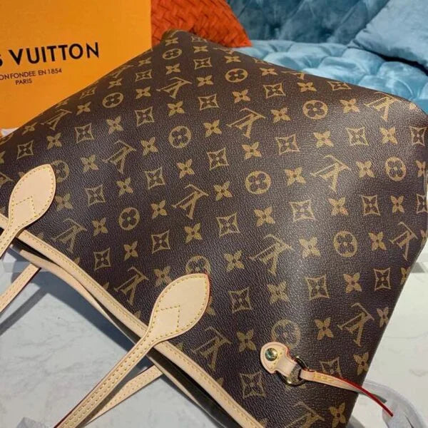 Louis Vuitton Neverfull MM Bag 32cm Monogram Canvas M40995 Beige