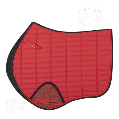 Red English Saddle Pad Set Stylish & Comfortable