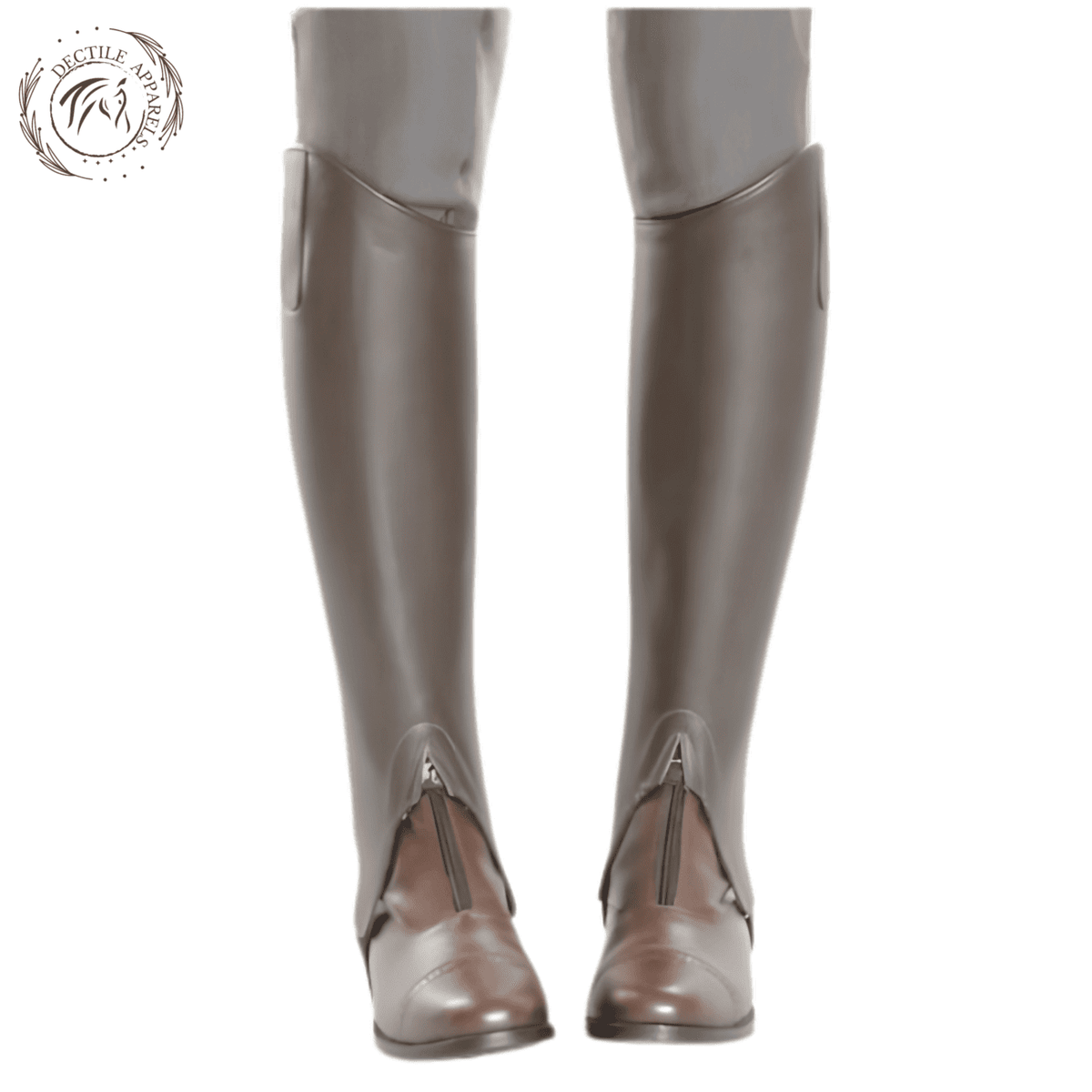Brown Equestrian Half Chaps