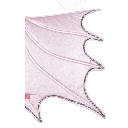 Shiny Glitter Pink Dragon Saddle Pad Set