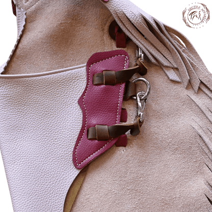Light Pink Leather Chink Chaps