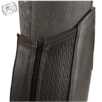 Brown Equestrian Half Chaps