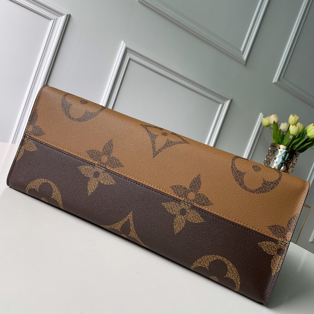 Louis Vuitton On The Go MM Tote Bag 35cm Brown – product image 4