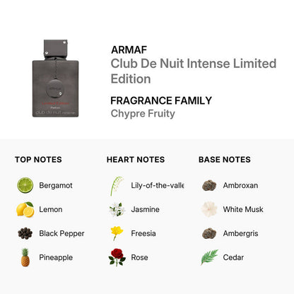 Armaf Club de Nuit Intense Man Limited Edition Parfum — 3.6 oz