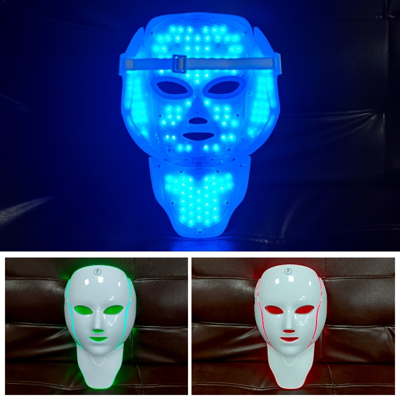 7-colour LED facial and neck mask, product image 4
