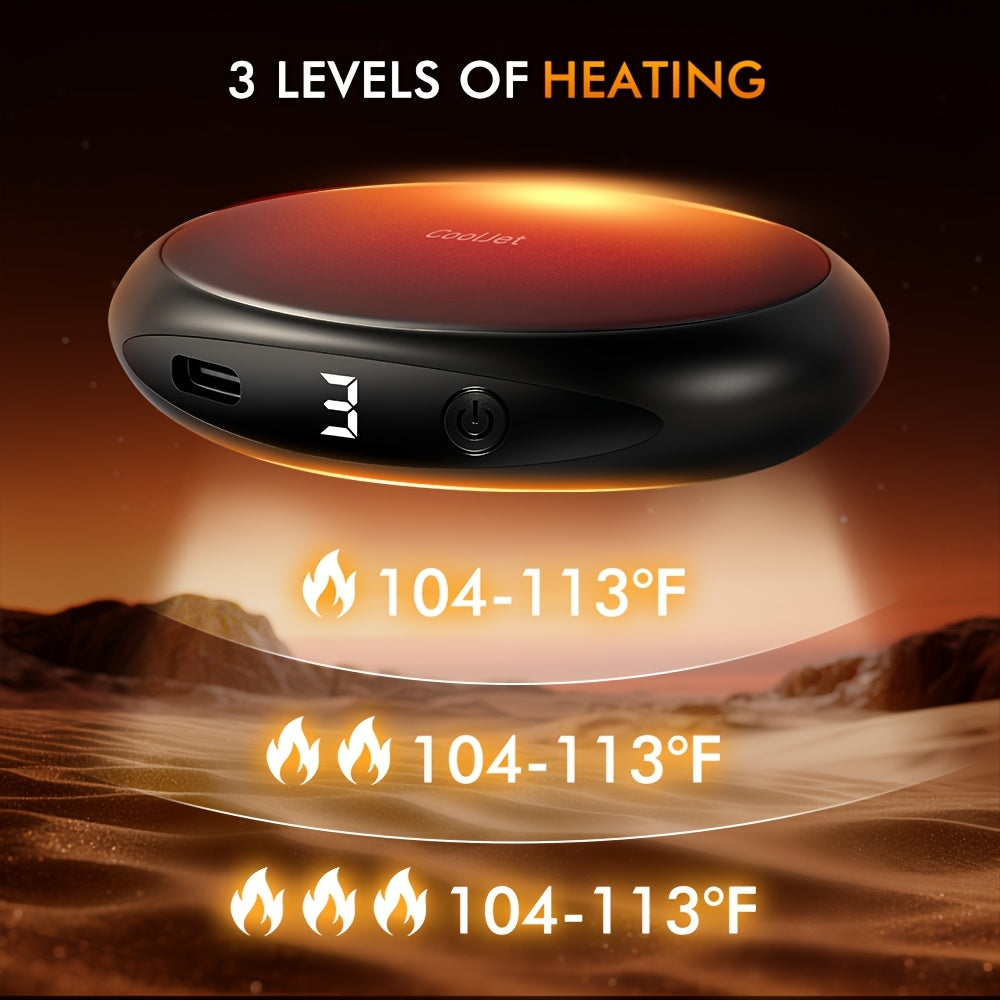 2-in-1 magnetic rechargeable hand warmers, product image 4