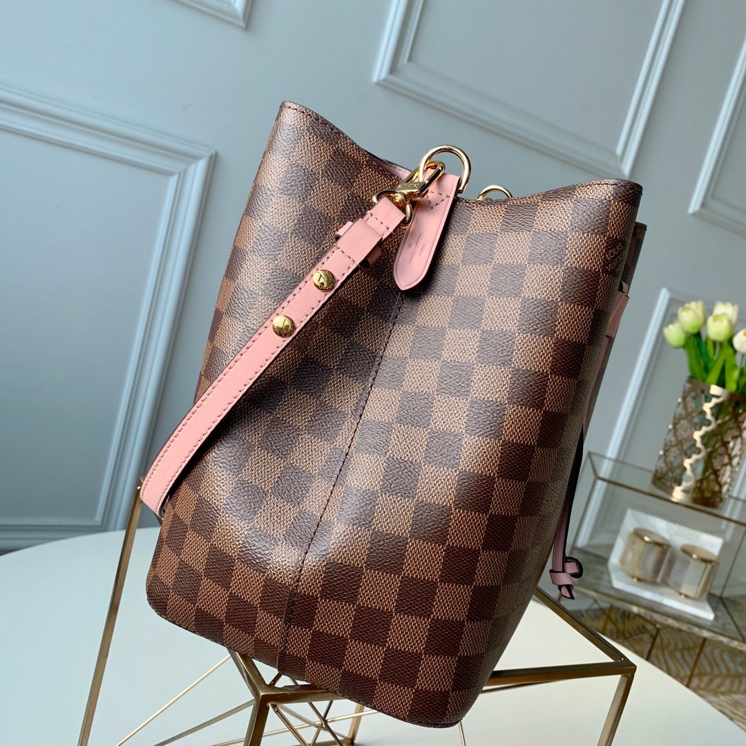 Louis Vuitton Neo Alma BB Bucket Bag 26cm Damier Ebene Canvas Spring/Summer Collection N40213 Pink – product image 4