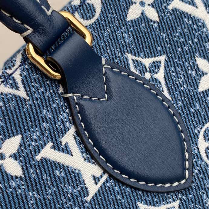 Louis Vuitton Onthego MM Tote Navy Blue 32cm – product image 8
