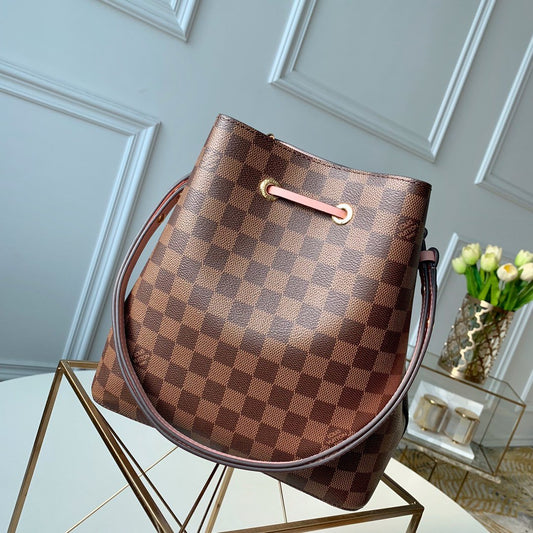 Louis Vuitton Neo Alma BB Bucket Bag 26cm Damier Ebene Canvas Spring/Summer Collection N40213 Pink – product image 2