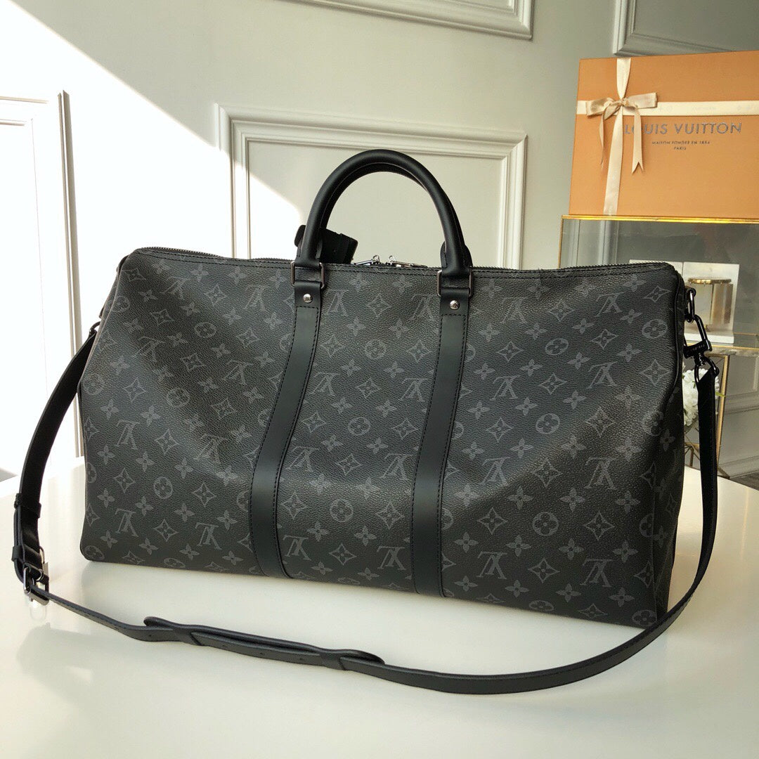 Louis Vuitton Luggage Bag Monogram 55cm Black – product image 1