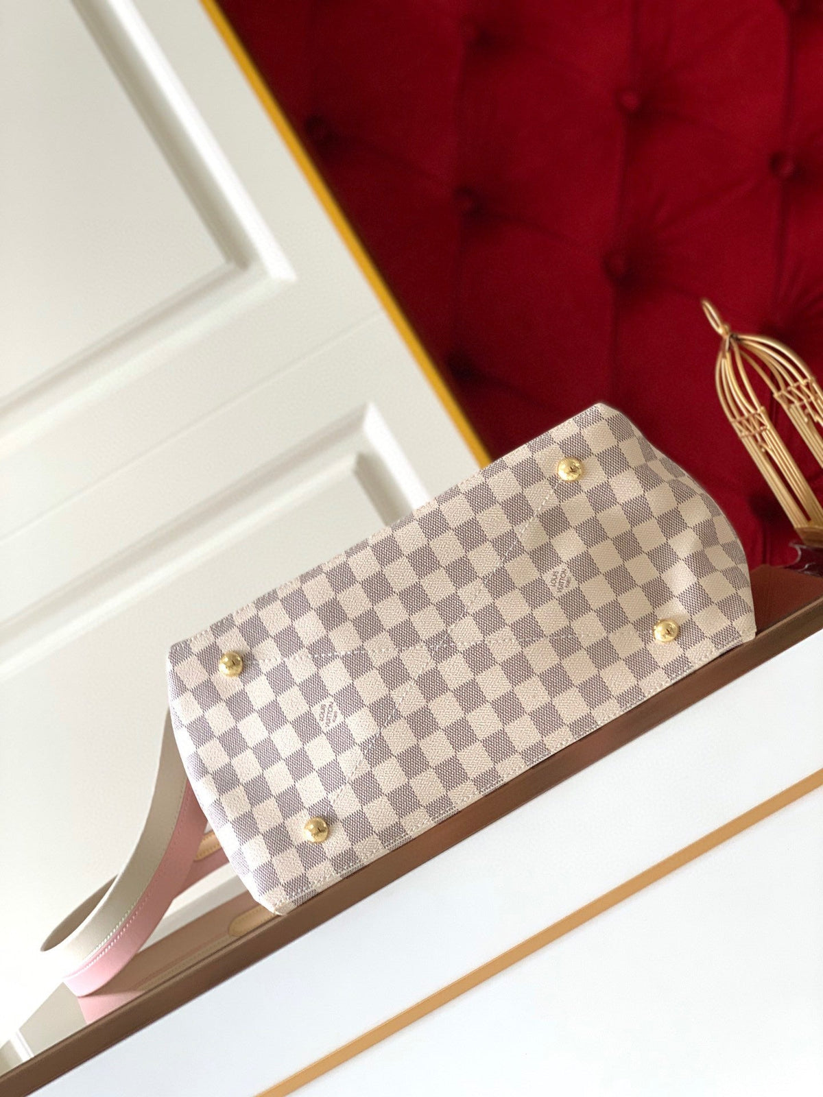 Louis Vuitton Beaubourg Woven Handle Tote Bag 32cm Damier Azur Canvas Spring/Summer Collection M40343 – product image 2