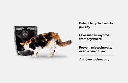 Smart Automatic Pet Feeder with App Control & Portion Scheduling