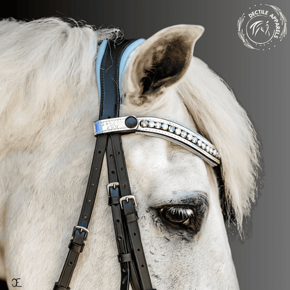 Elsa Neon Patent Snaffle Bridle