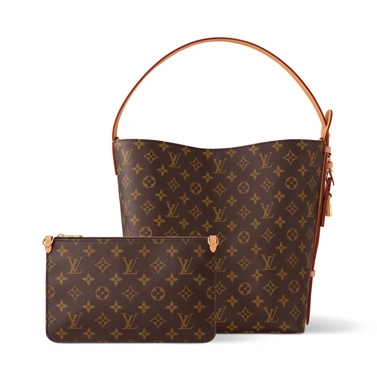 All In GM Monogram Coated Canvas Gold-Toned Hardware