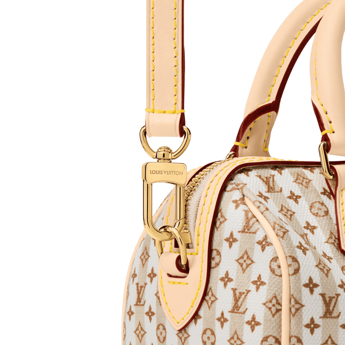 Women's Speedy Bandoulière 20 LV Stamp Nude Rose Monogram Canvas Handbag M29459