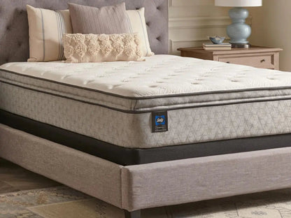 Sealy Essentials Winter Green 13" Plush Euro Pillow Top Mattress