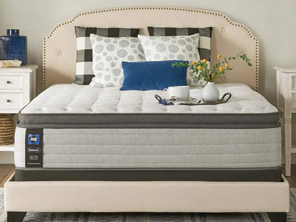 Sealy Posturepedic  Summer Rose  Plush Euro Pillow Top Mattress