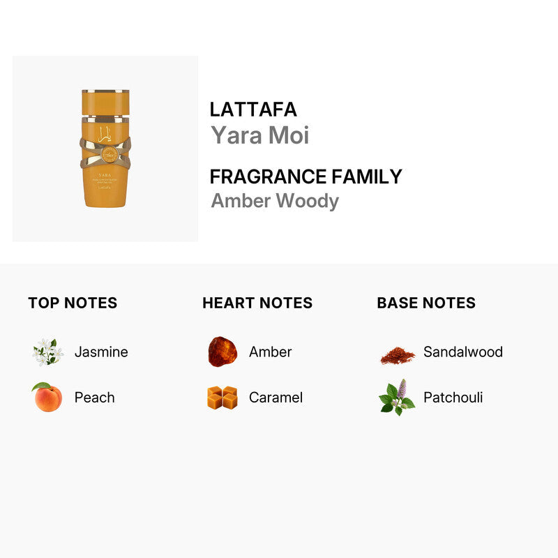 Lattafa Yara Moi Perfume Oil — 0.67 oz