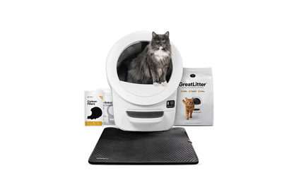 Smart Self-Cleaning Cat Litter Box Complete Bundle