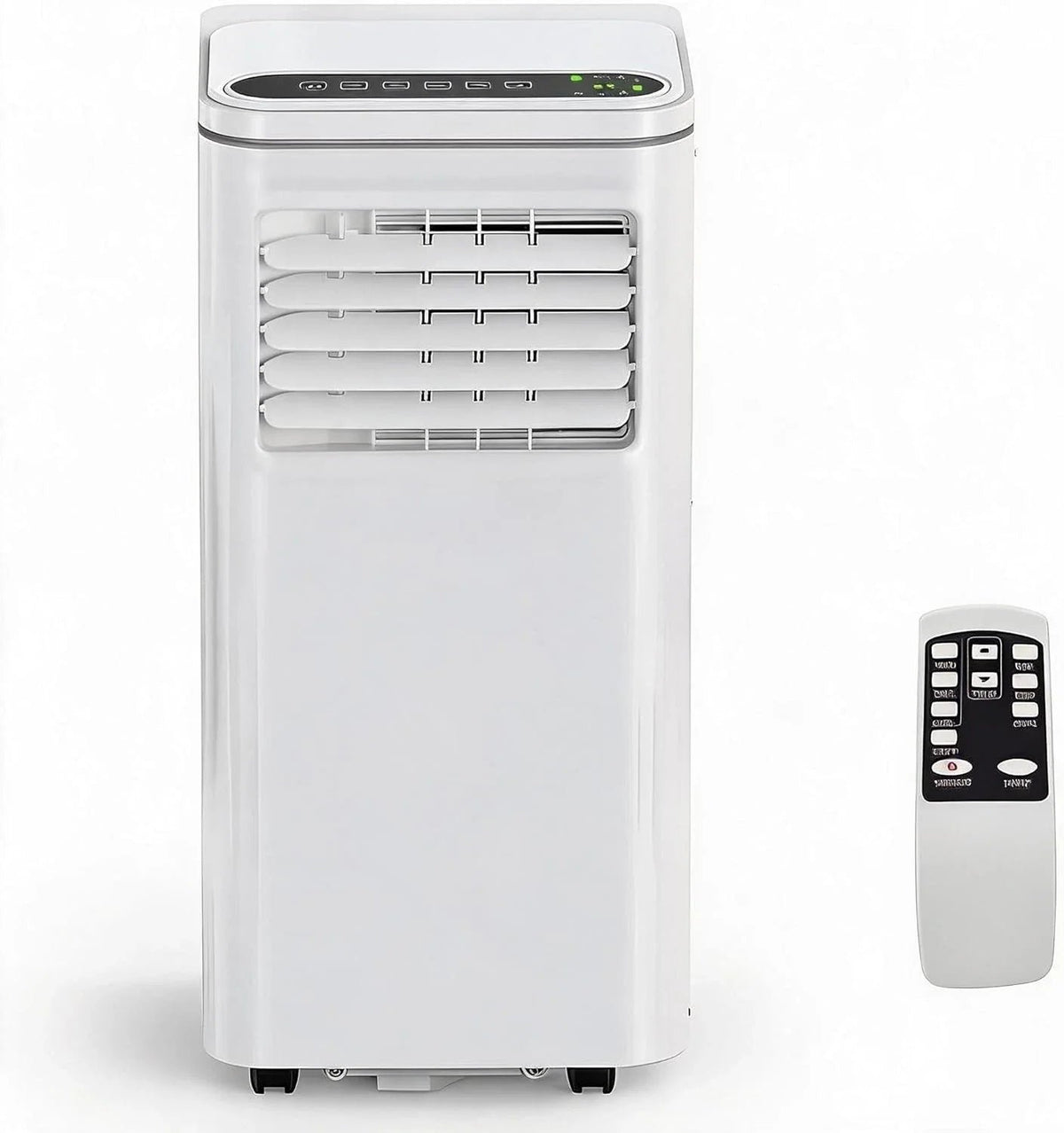 3-in-1 Portable AC 450 Sq.Ft 4-Way Swing Remote LCD Timer Window Kit